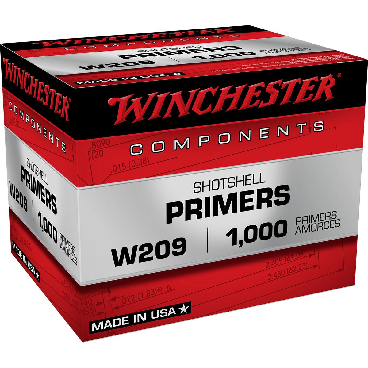 Winchester 209 Shotgun Primers (1000 ct.)