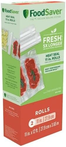 FoodSaver® 11" x 12' Vacuum Seal Roll, 2 Pack