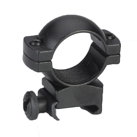 Scope Rings High 1" Matte Black Weaver Style