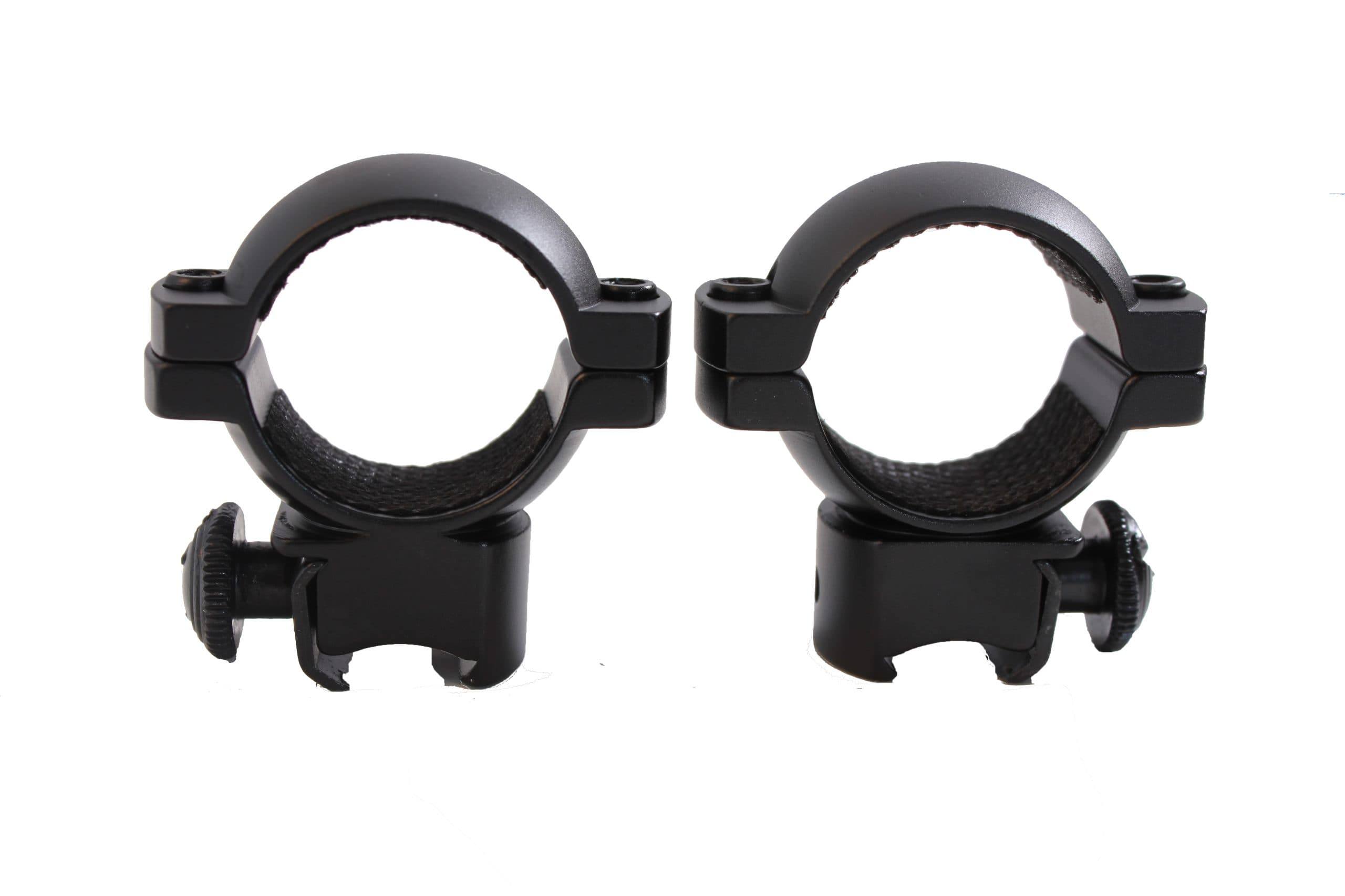 SCOPE RINGS 1" MEDIUM MATTE BLACK