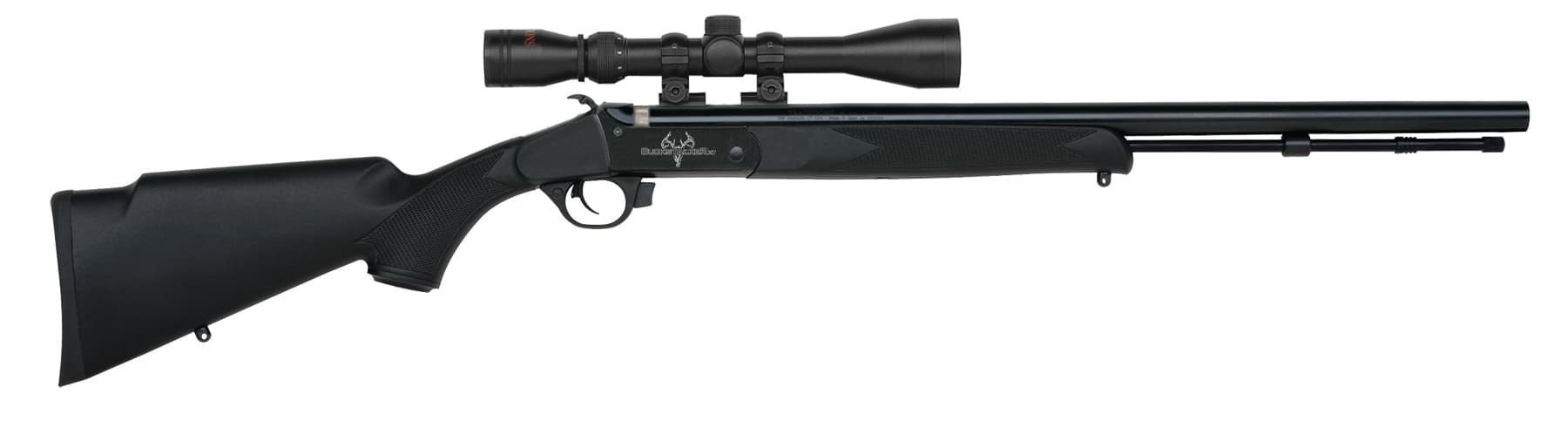 Buckstalker™ XT .50 Cal Black / Blued with 3-9x40 Scope