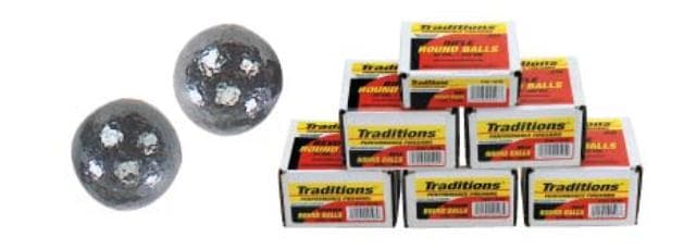 Rifle Lead Round Ball Bulk Pack .50 cal 177 grains QTY 100